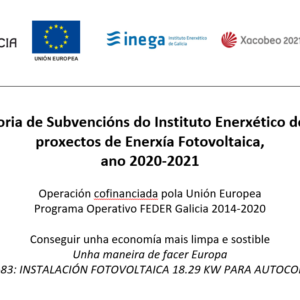 Subvención INEGA energía Fotovoltaica